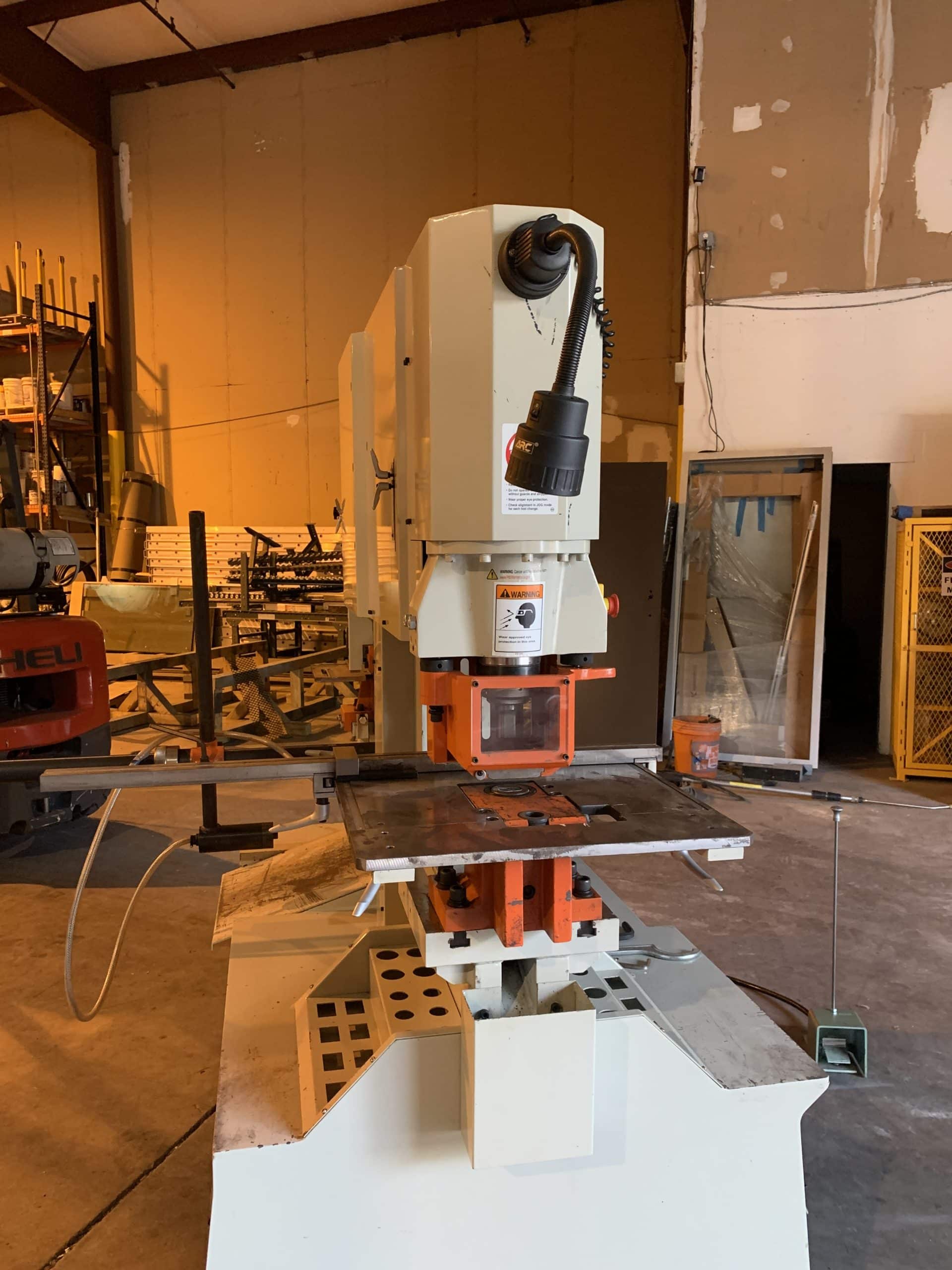 95 Ton Baileigh SW-95 Iron Worker, 2018 - excellent condition - Image 7