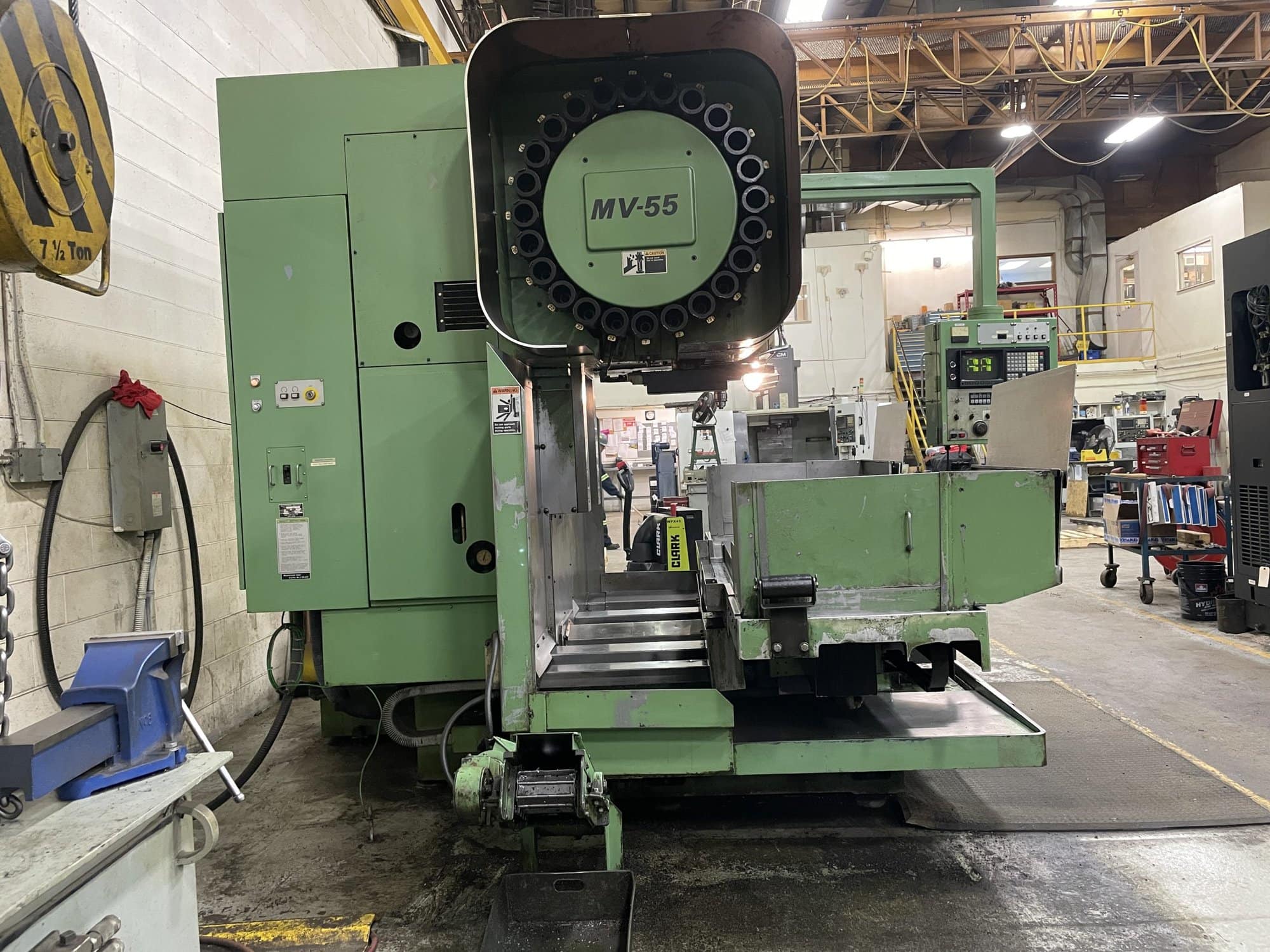 Mori Seiki MV-55 VMC, 1987- Well Maintained, Under Power, Full 4th Axis - Image 2