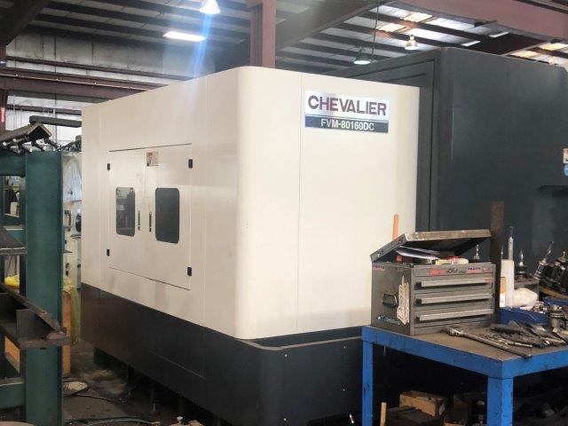 Chevalier FVM-80160DC CNC Bridge Mill, 2018 - Low Hours, 165” X 70" Table, Fanuc Oi-MF Control - Image 11