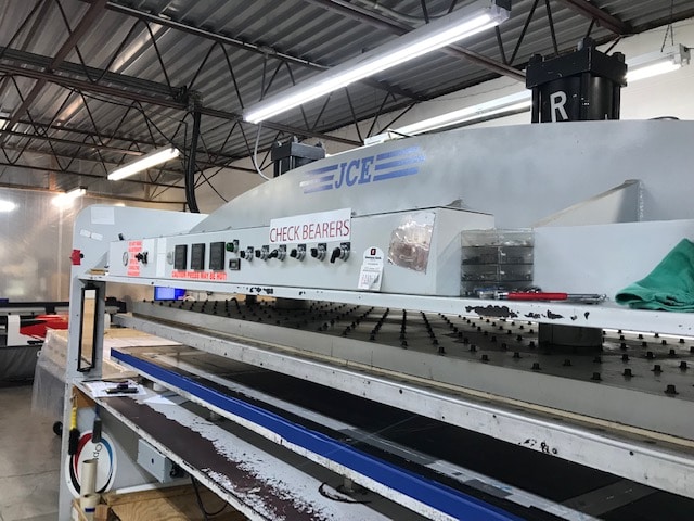 150 Ton JCE Thermal Die Cutter Hydraulic Press, 2003 - 60' x 144' (Refurbished 2021) - Image 4