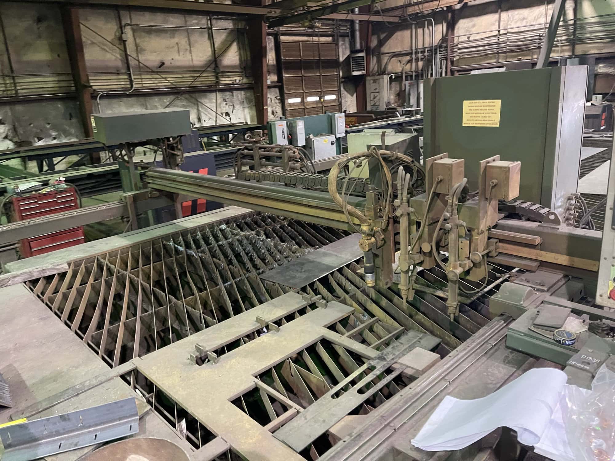 11' x 30' Controlled Automation BTL-1432XPUG CNC Plasma, 1995 with 2014 HPR 260HD - Image 9