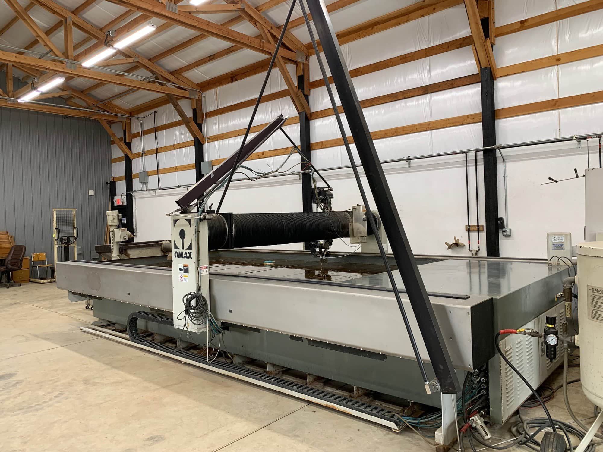 6' x 13' OMAX 80160 Water Jet, 2004- Low hours, Tilt A Jet