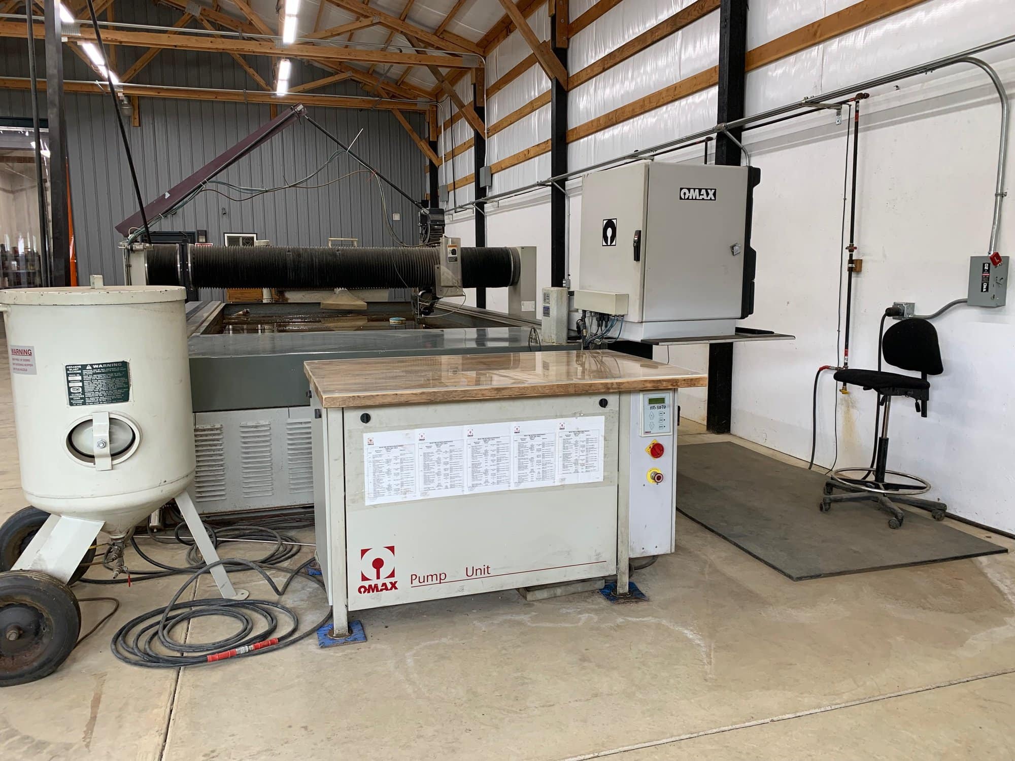 6' x 13' OMAX 80160 Water Jet, 2004- Low hours, Tilt A Jet - Image 7