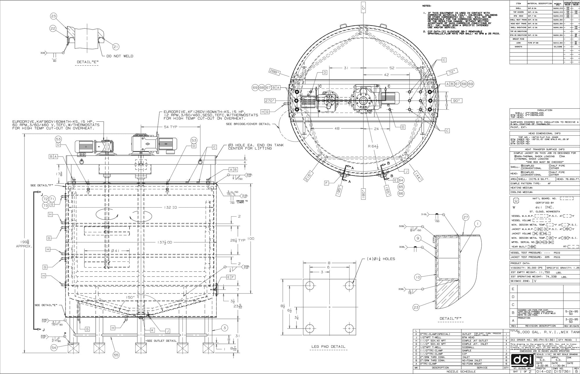 6,000 GALLON DCI MIXER KETTLE - Image 9