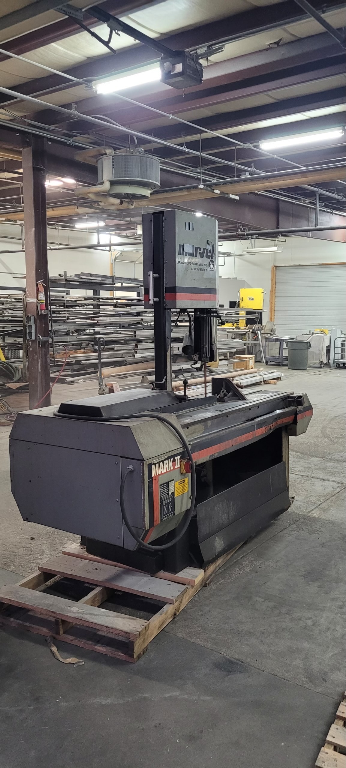 Marvel 8-Mark-II Vertical Tilt Frame Band Saw 18"x22" - Image 3