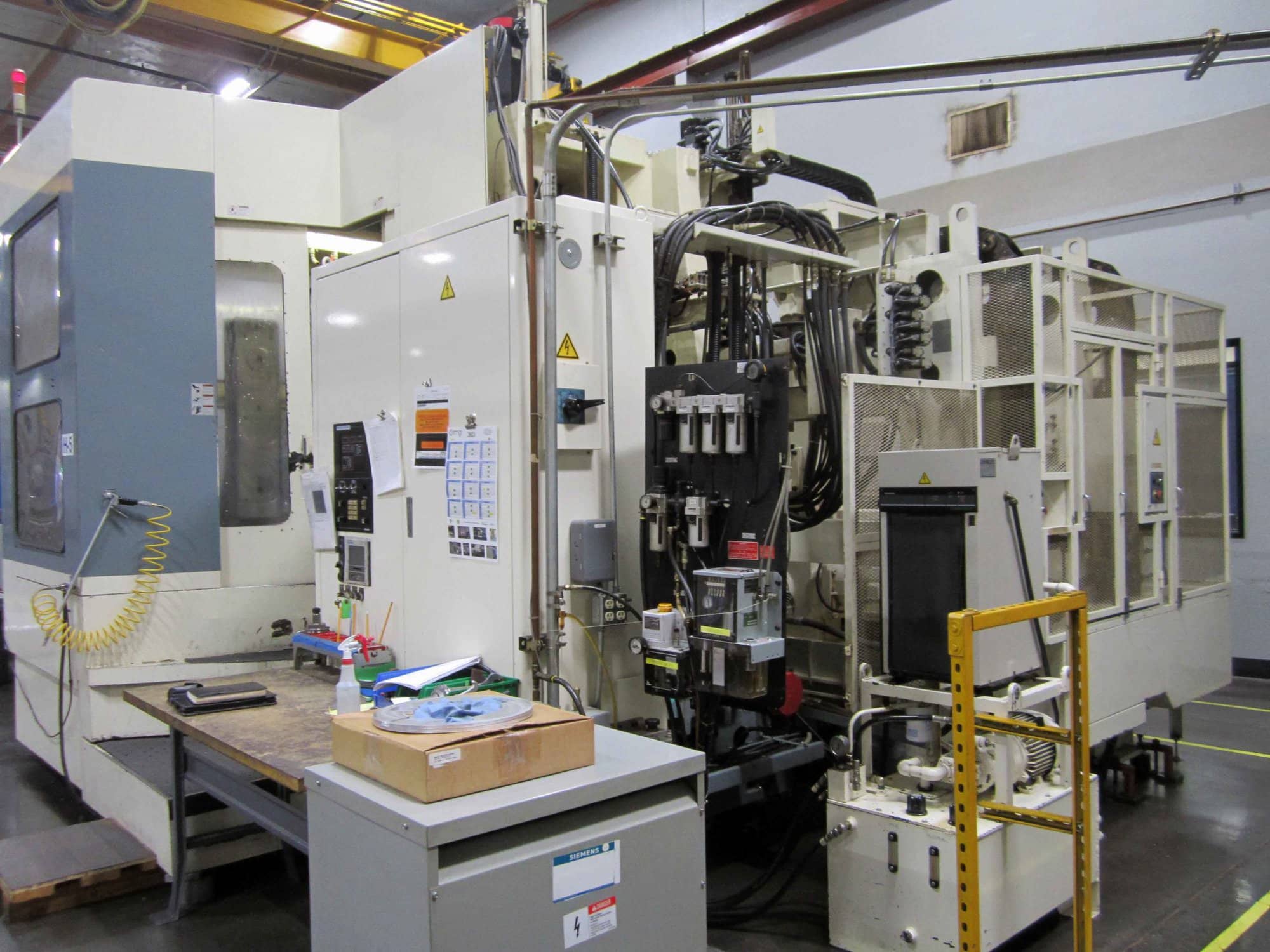 Niigata HN80C 1000mm HMC, 1994- 6 Pallet Pool, Full 4th, 119 ATC, TSC, Fanuc - Image 9