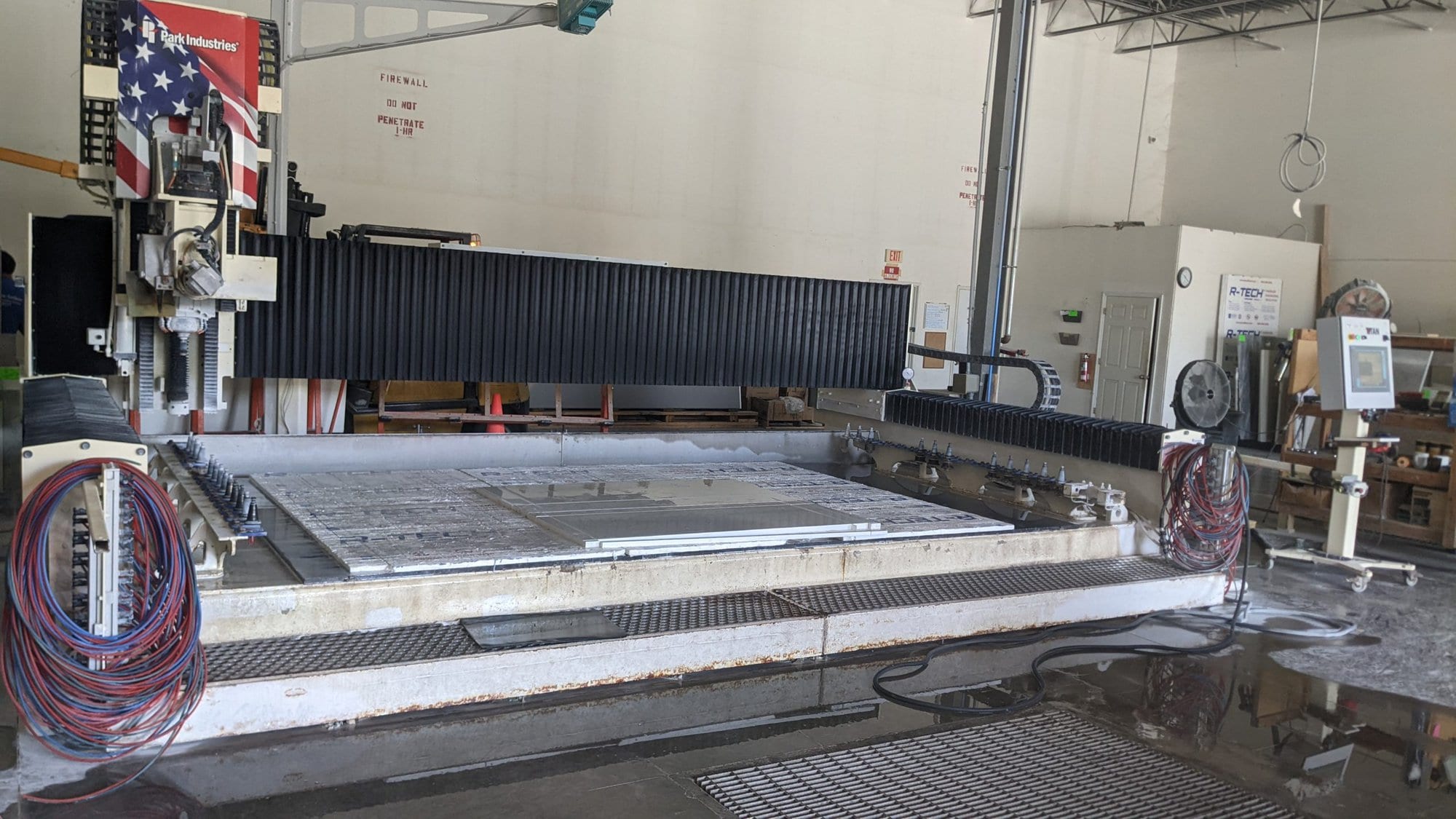 Titan Fab Center 14'x8' CNC Saw & Router, 2012- Overhead Laser, Tooling, Vacuum Pods Included - Image 2
