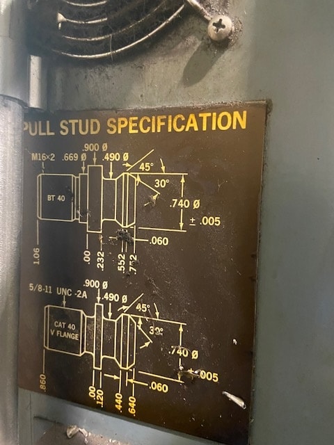 Fadal 6030 HT VMC, 1991- RS 232 Communication and All Service Manuals Included - Image 7