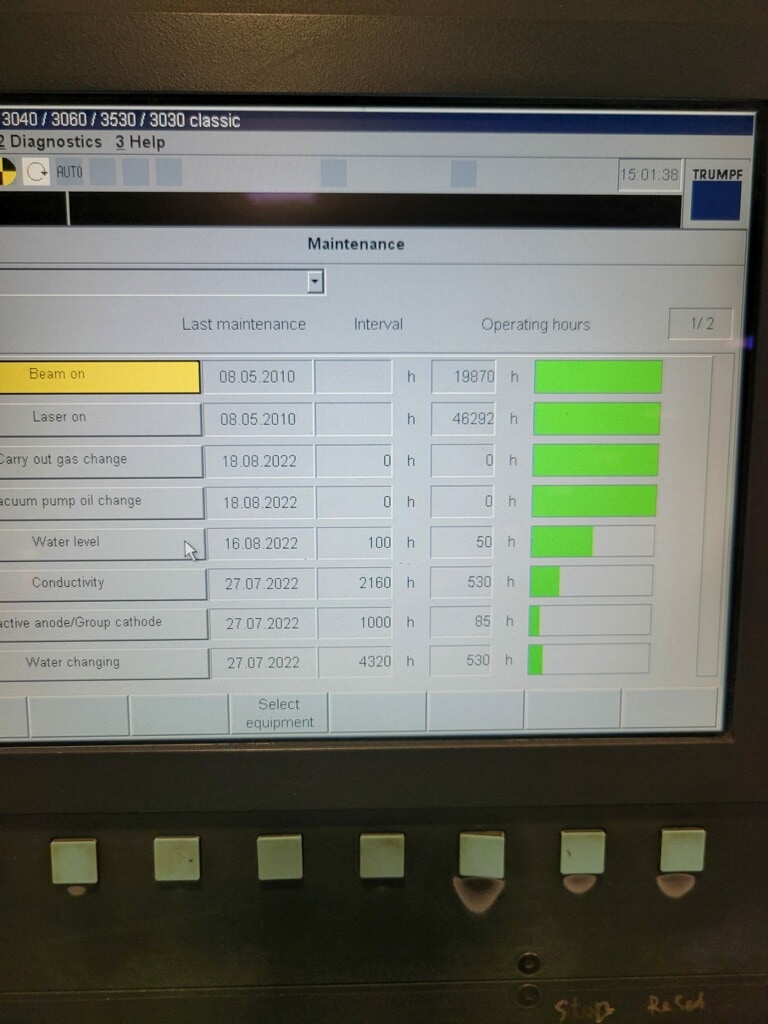 4000 Watt Trumpf TruLaser 3030 CO2 Laser, 2010 - 5'x10' - Image 2