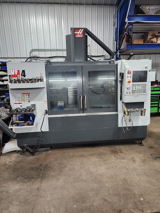 Haas VF-4, 2020 - WIPS, Chip Auger, Coolant Thru Spindle, Low Hours