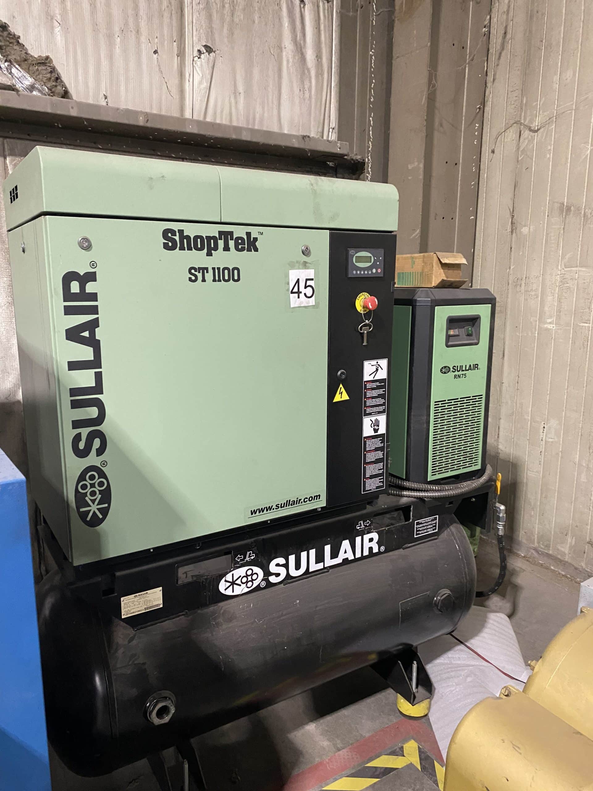 15 HP Sullair ST1109RD 15 AC Rotary Screw Air Compressor, 2014 - Image 3