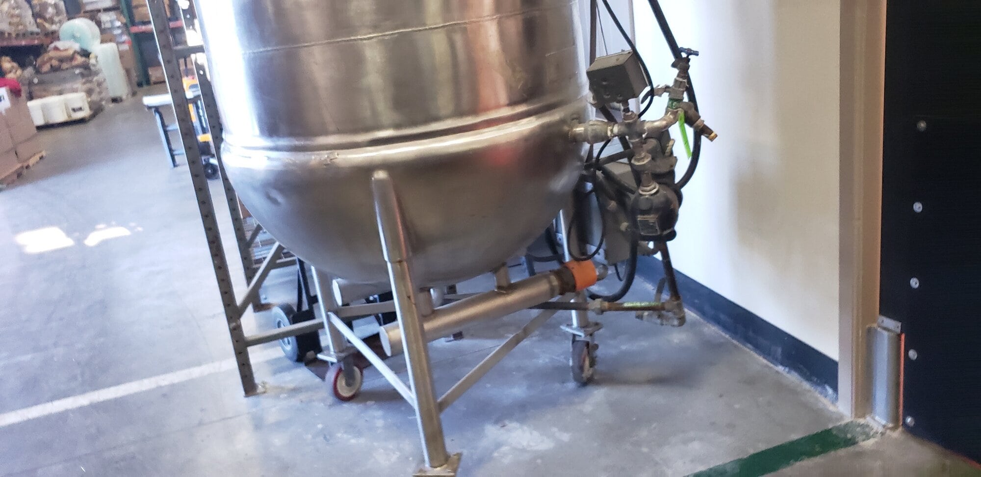 150 Gallon Lee Industries Stainless Steel Mixer Kettle, 1975 - Image 4
