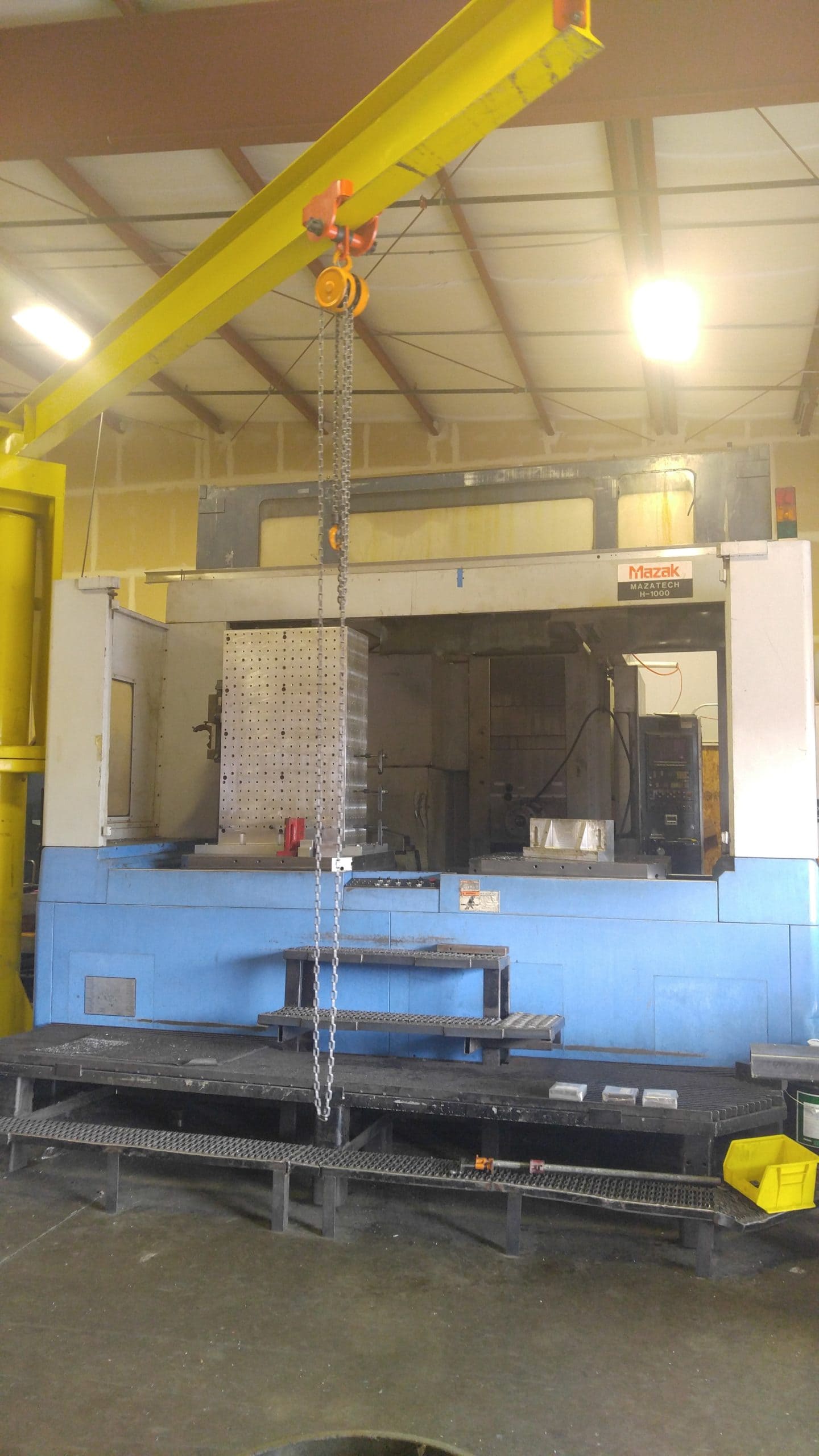 1000mm Mazak H1000 HMC, 1995- TSC, Full 4th, 80 ATC, Cat 50, 40 HP