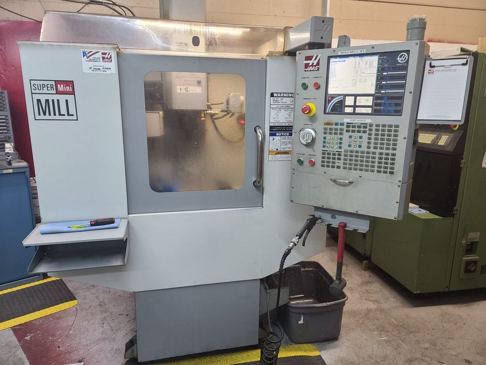 Haas Super Mini Mill, 2006 - High Speed Machining, Probe - Available Immediately