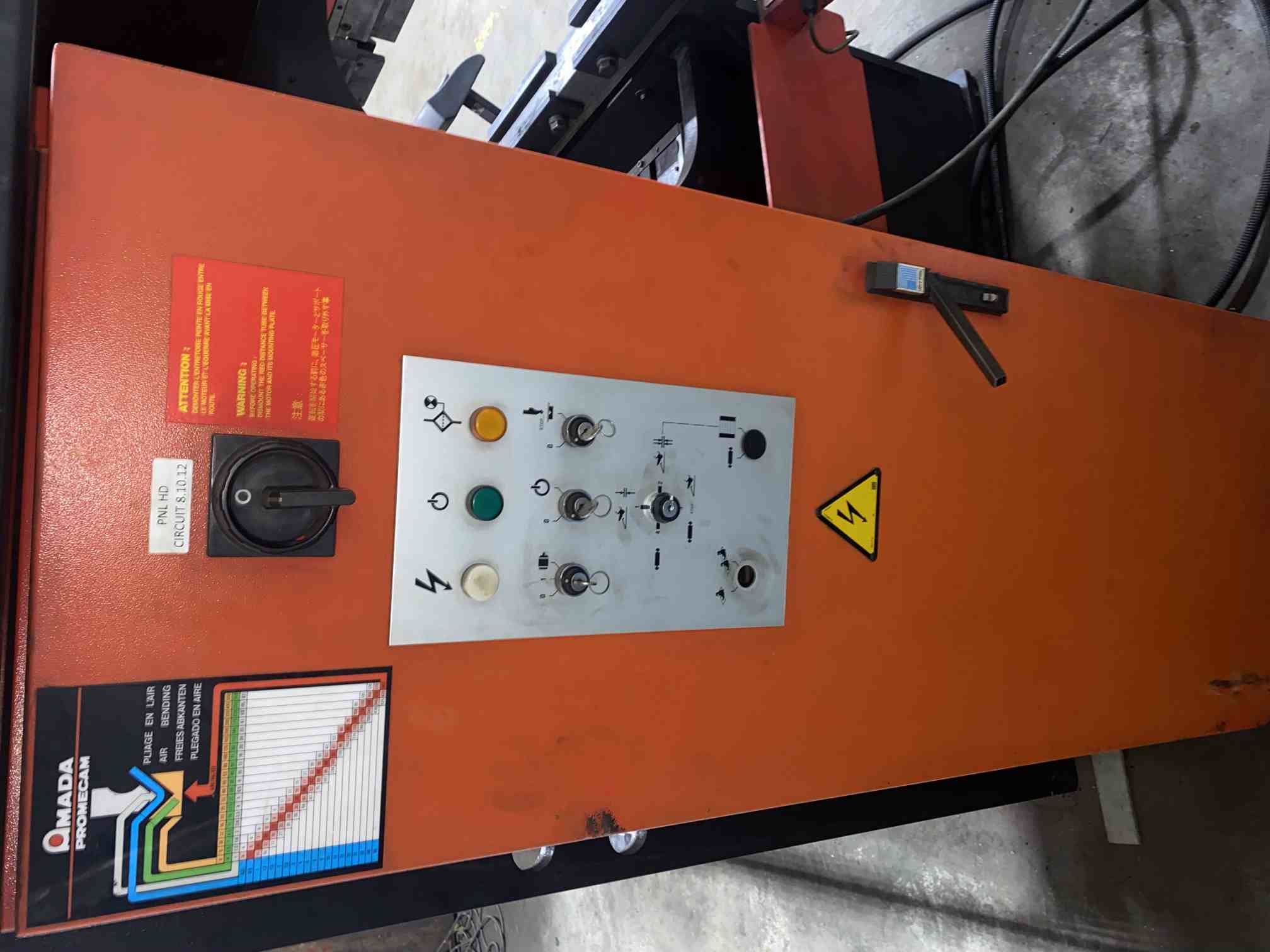 138 Ton x 10' Amada HFBO 125-30 CNC Press Brake