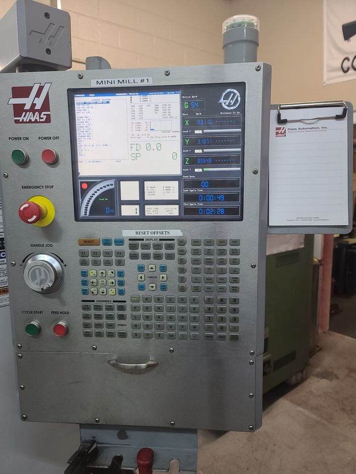 Haas Super Mini Mill, 2006 - High Speed Machining, Probe - Available Immediately - Image 2