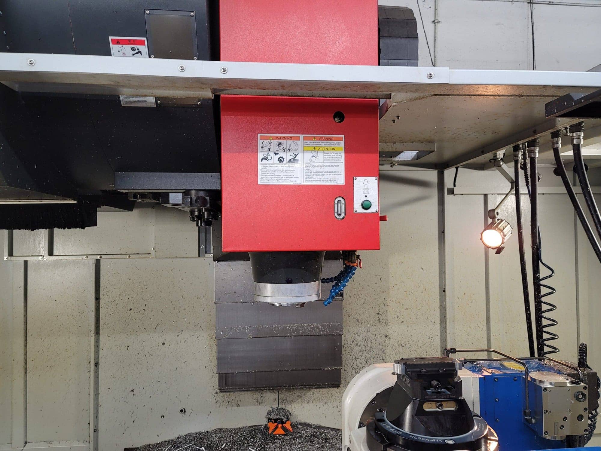 Yama Seiki BM 1600 VMC, 2017 - 5 Axis Rotary, Chip Conveyor, Plumbed for TSC - Image 2