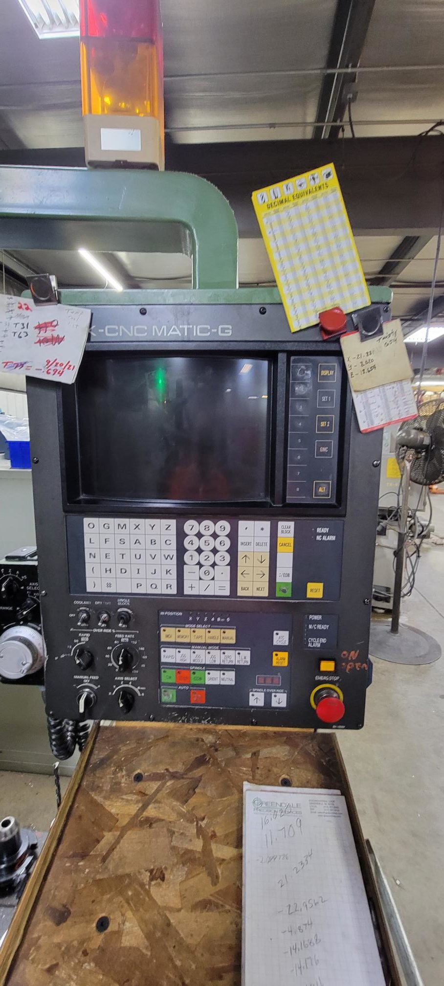 OKK MCV-410 VMC, 1989 - Tooling Available - 50 Taper - Image 2
