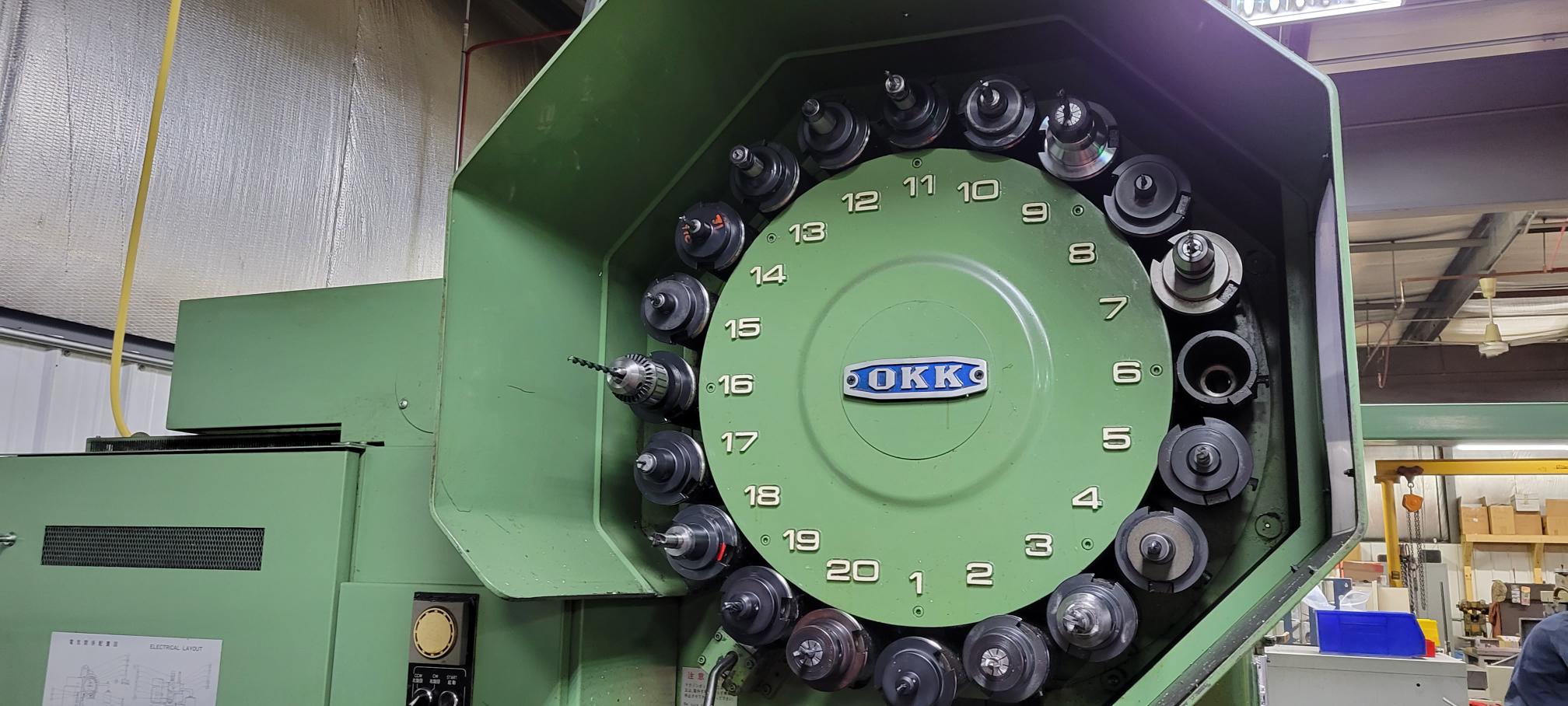 OKK MCV-410 VMC, 1989 - Tooling Available - 50 Taper - Image 3