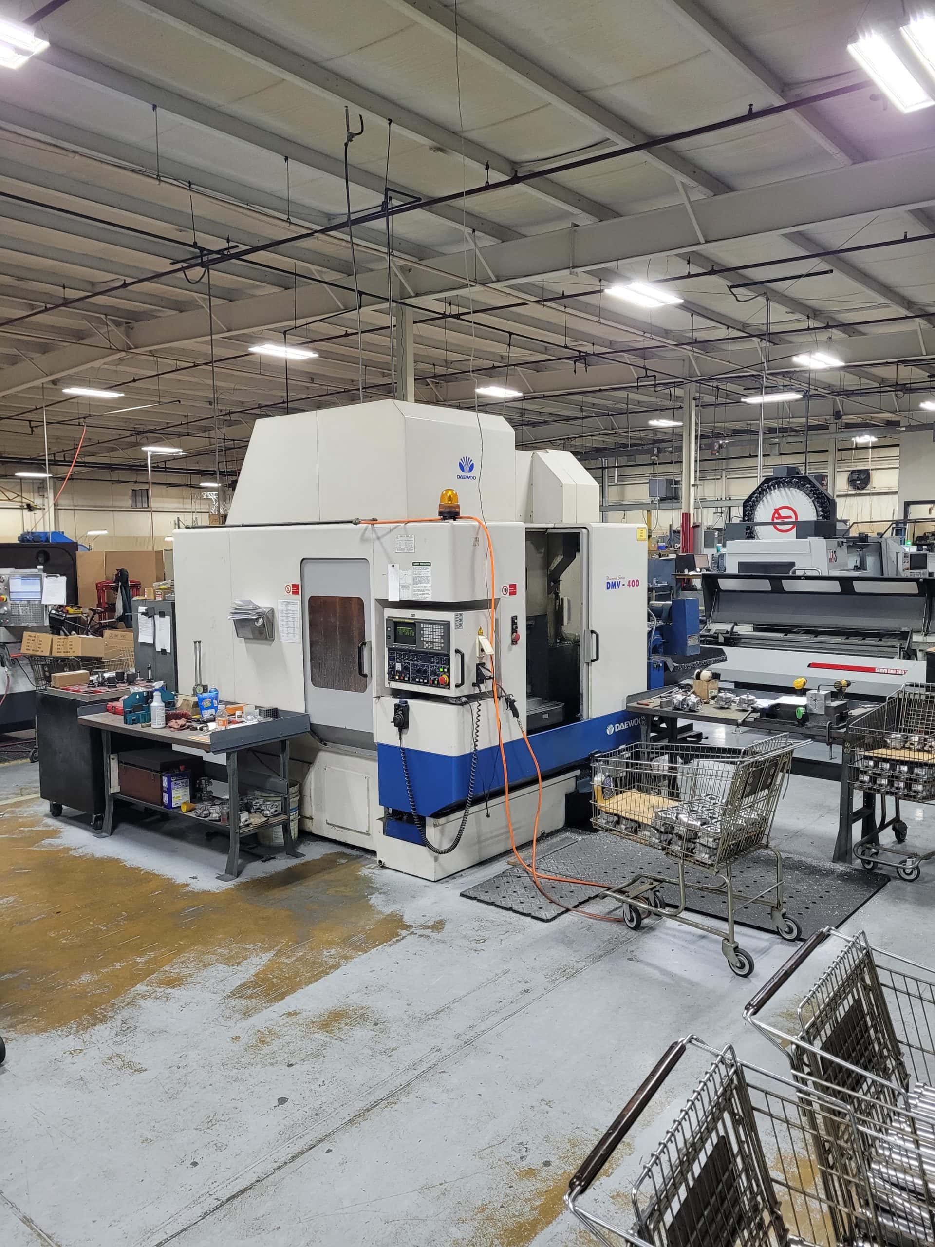 Daewoo DMV-400 VMC, 1998 - Fanuc 18, APC - Image 5