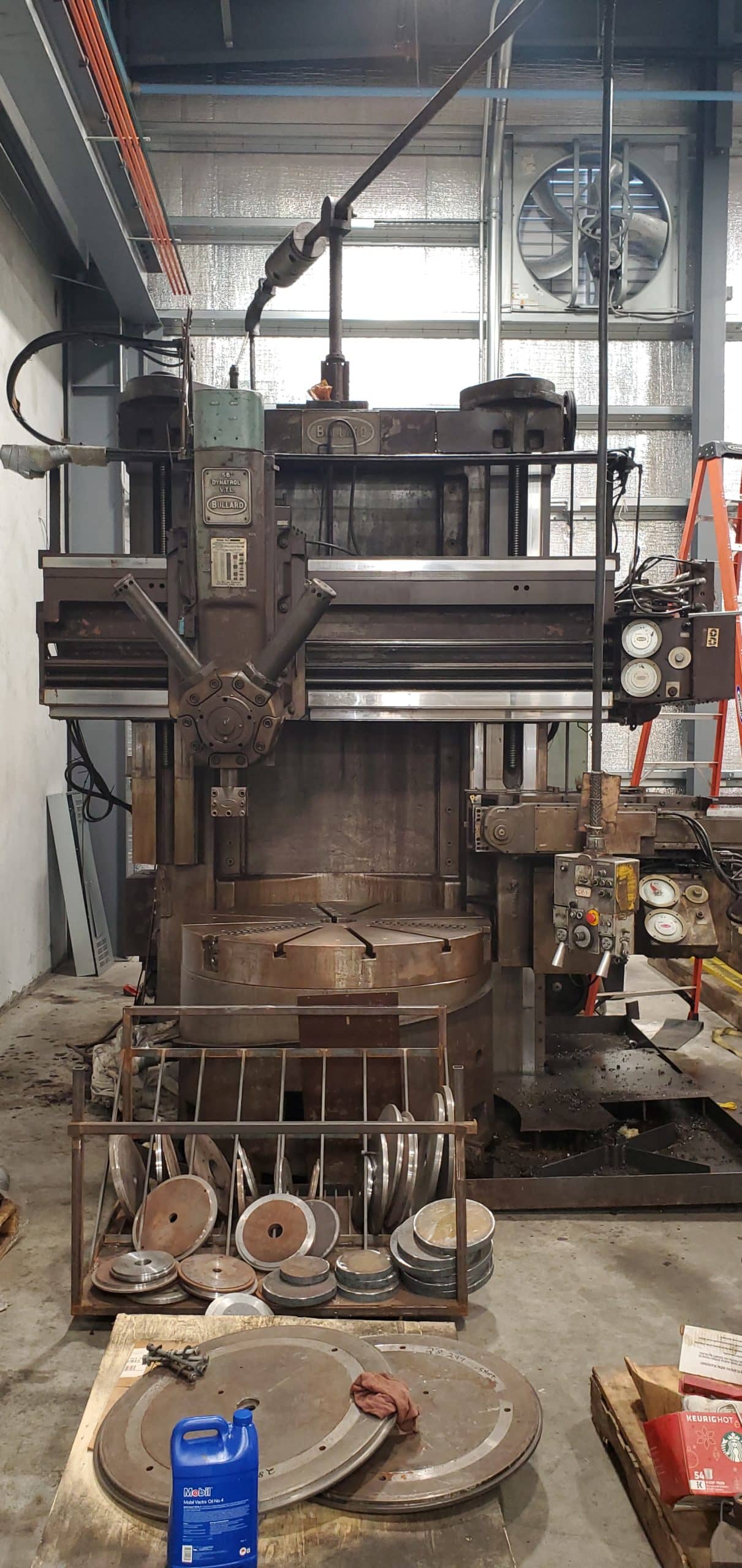 56" Bullard Dynatrol VTL - Tooling Included