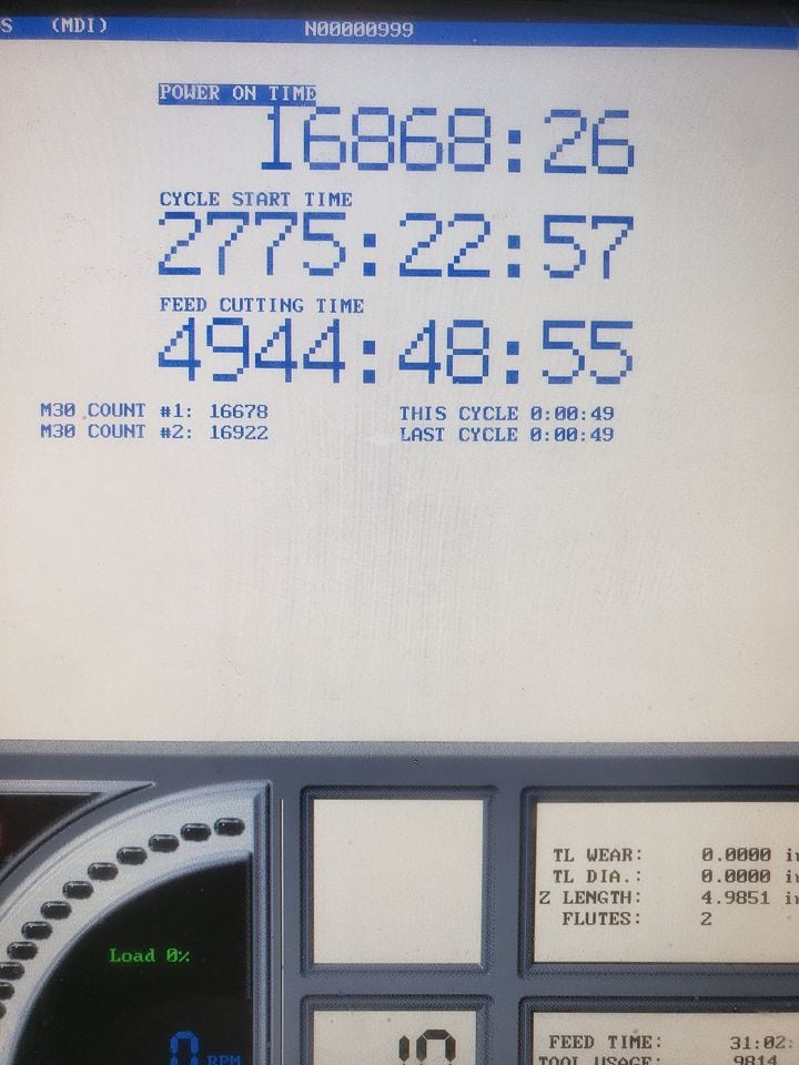 Haas Super Mini Mill, 2006 - High Speed Machining, Probe - Available Immediately - Image 7