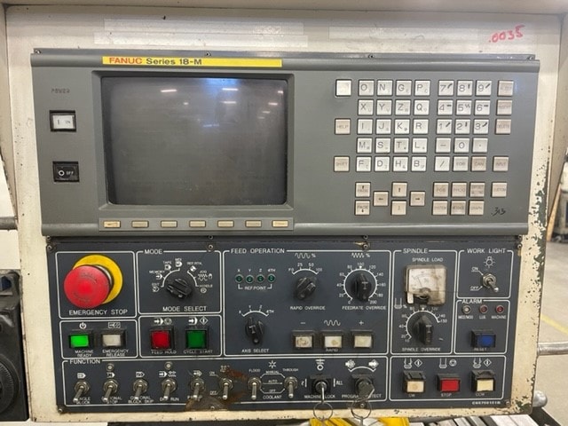 Daewoo DMV-500 VMC, 2000 - TSC, Fanuc Control, Chip Conveyor - Image 4