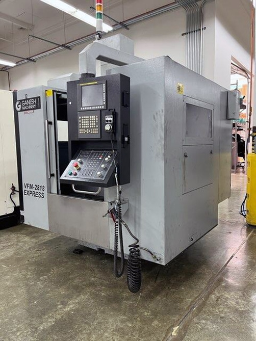 Ganesh VFM-2818 VMC, 2016- 12K Spindle, TSC, Fanuc - Image 6