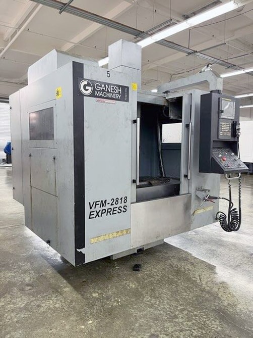 Ganesh VFM-2818 VMC, 2017 - 12K Spindle, TSC, Fanuc - Image 6