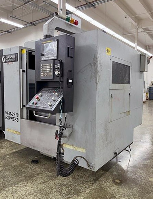 Ganesh VFM-2818 VMC, 2017 - 12K Spindle, TSC, Fanuc - Image 5