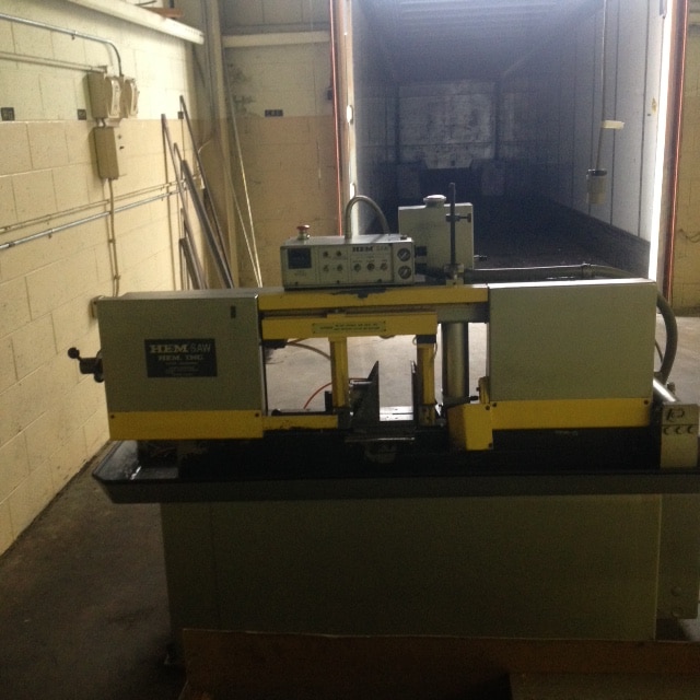Hem-Saw 750A Horizontal Band Saw, 1981