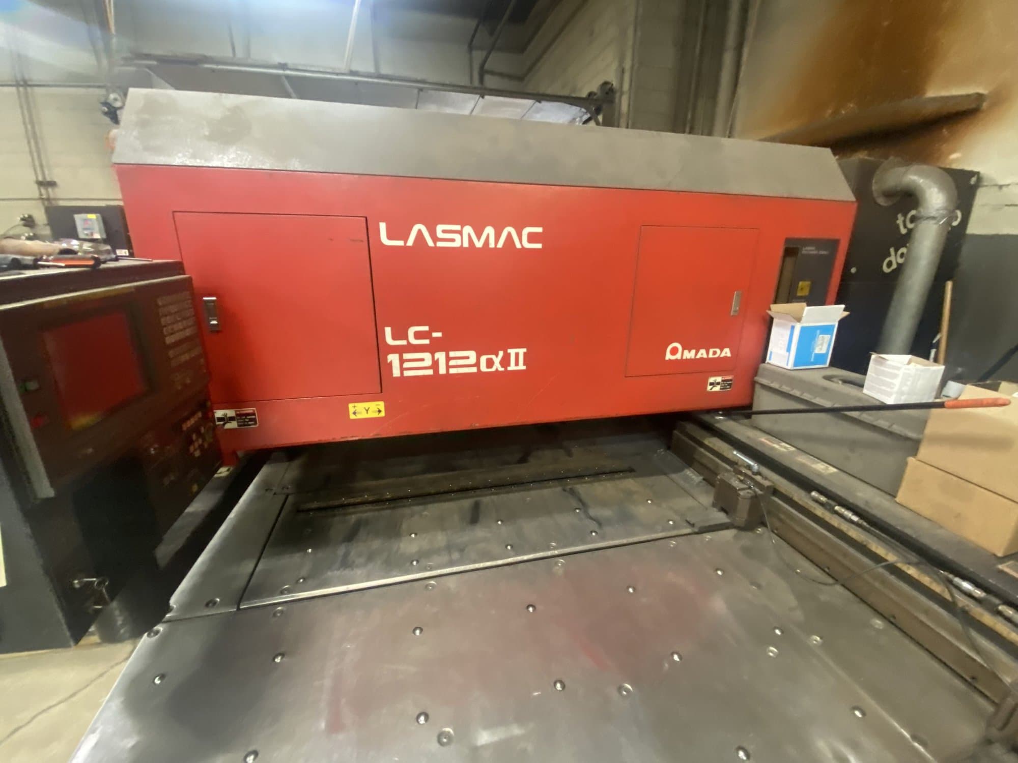 1500 Watt Amada Lasmac LC-1212A2 CO2 Laser, 1995 - 4' x 8' - Image 2