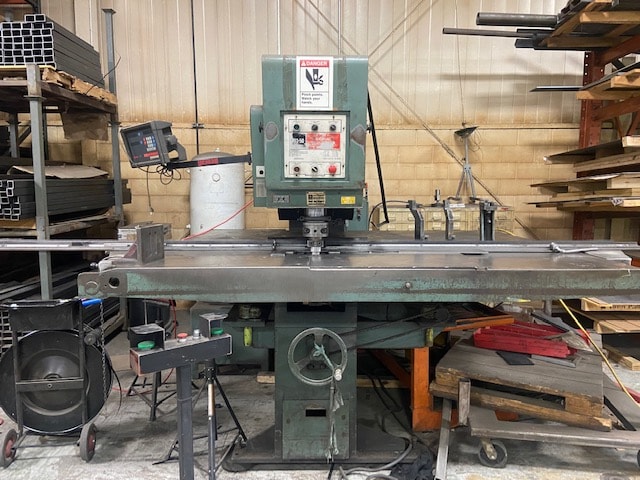 50 Ton W.A. Whitney 653-50 Single End Punch, Tooling Included