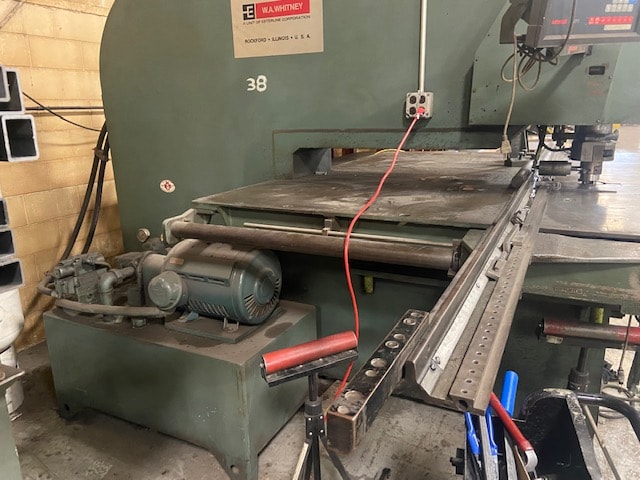 50 Ton W.A. Whitney 653-50 Single End Punch, Tooling Included - Image 3