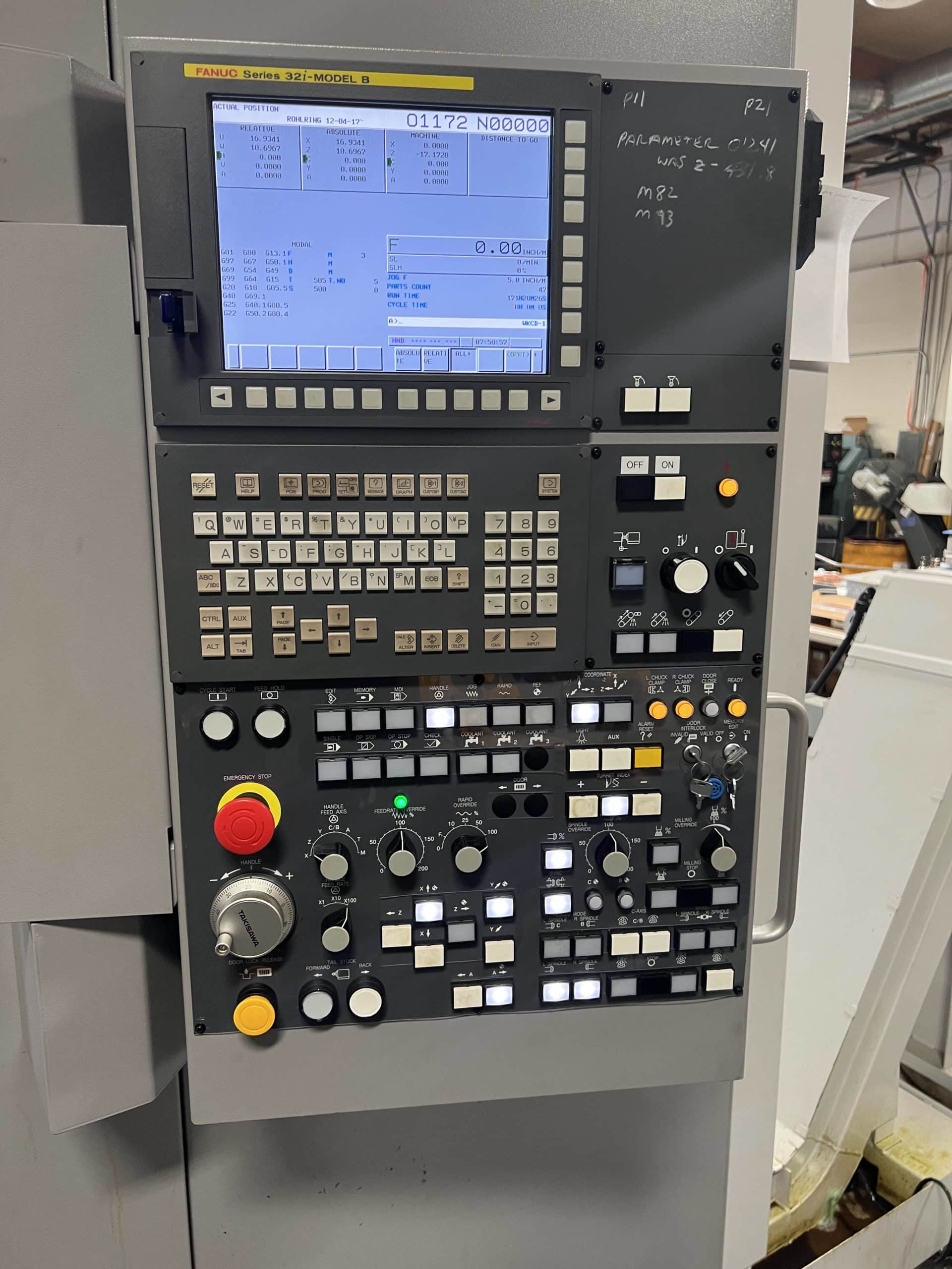 Takisawa TS-4000YS CNC Lathe, 2020 - Sub-Spindle, Live Tooling - Image 3