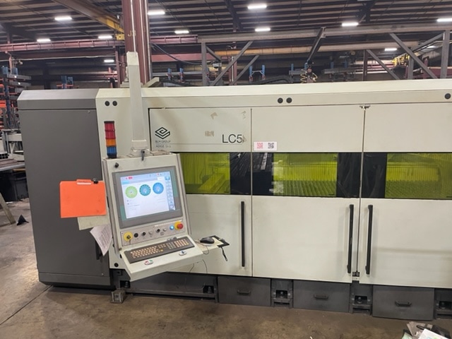 3000 watt BLM LC5 Combo Flat/Tube Fiber Laser, 2015-5'x10' table