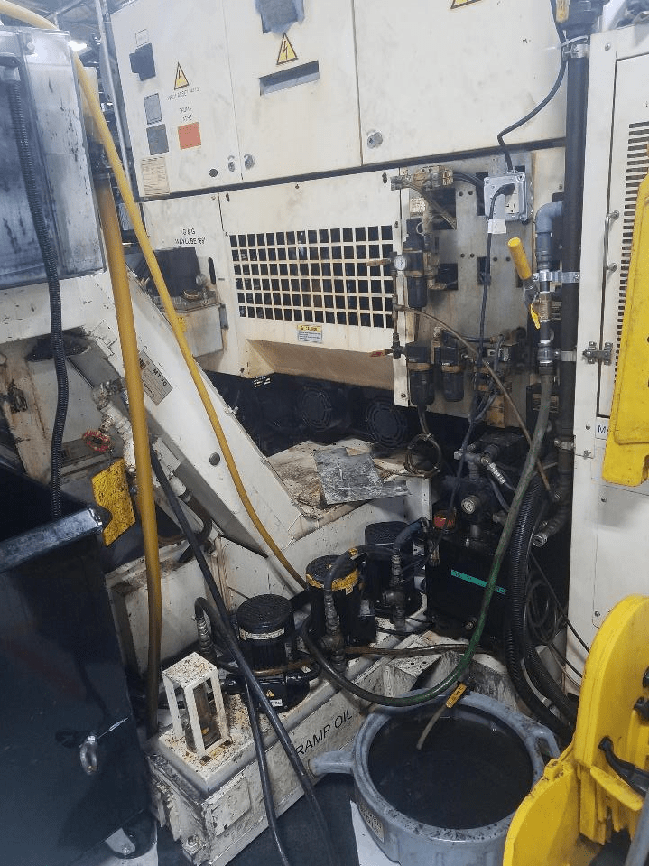 Okuma 2SP-150H Twin Spindle CNC Chucker Lathe, 2007 - Gantry Loader, Twin Turret - Image 7