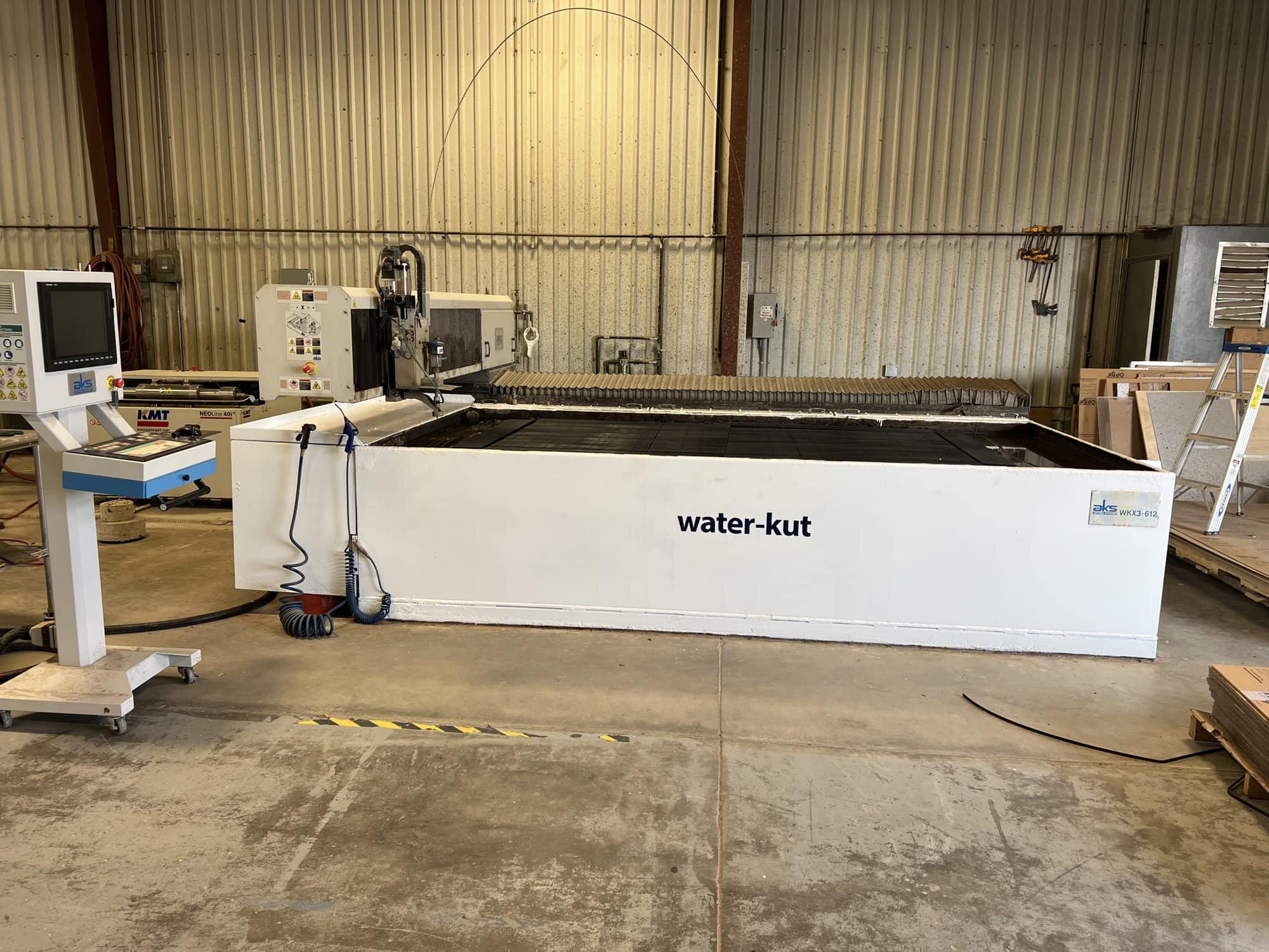 6'x 12' AKS WKX3S - 612 Water-Kut Waterjet, 2016 - 55,000 PSI