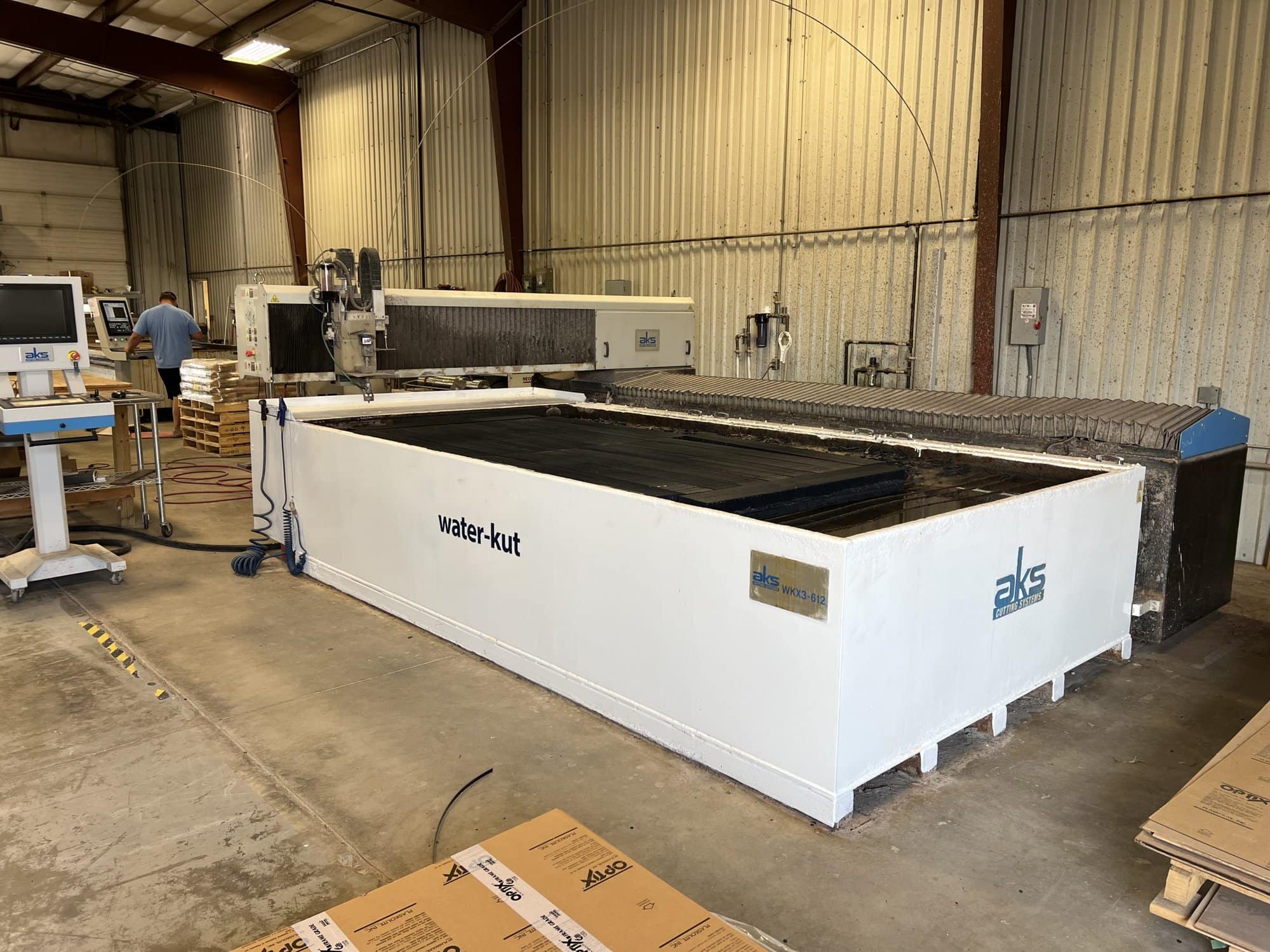 6'x 12' AKS WKX3S - 612 Water-Kut Waterjet, 2016 - 55,000 PSI - Image 5