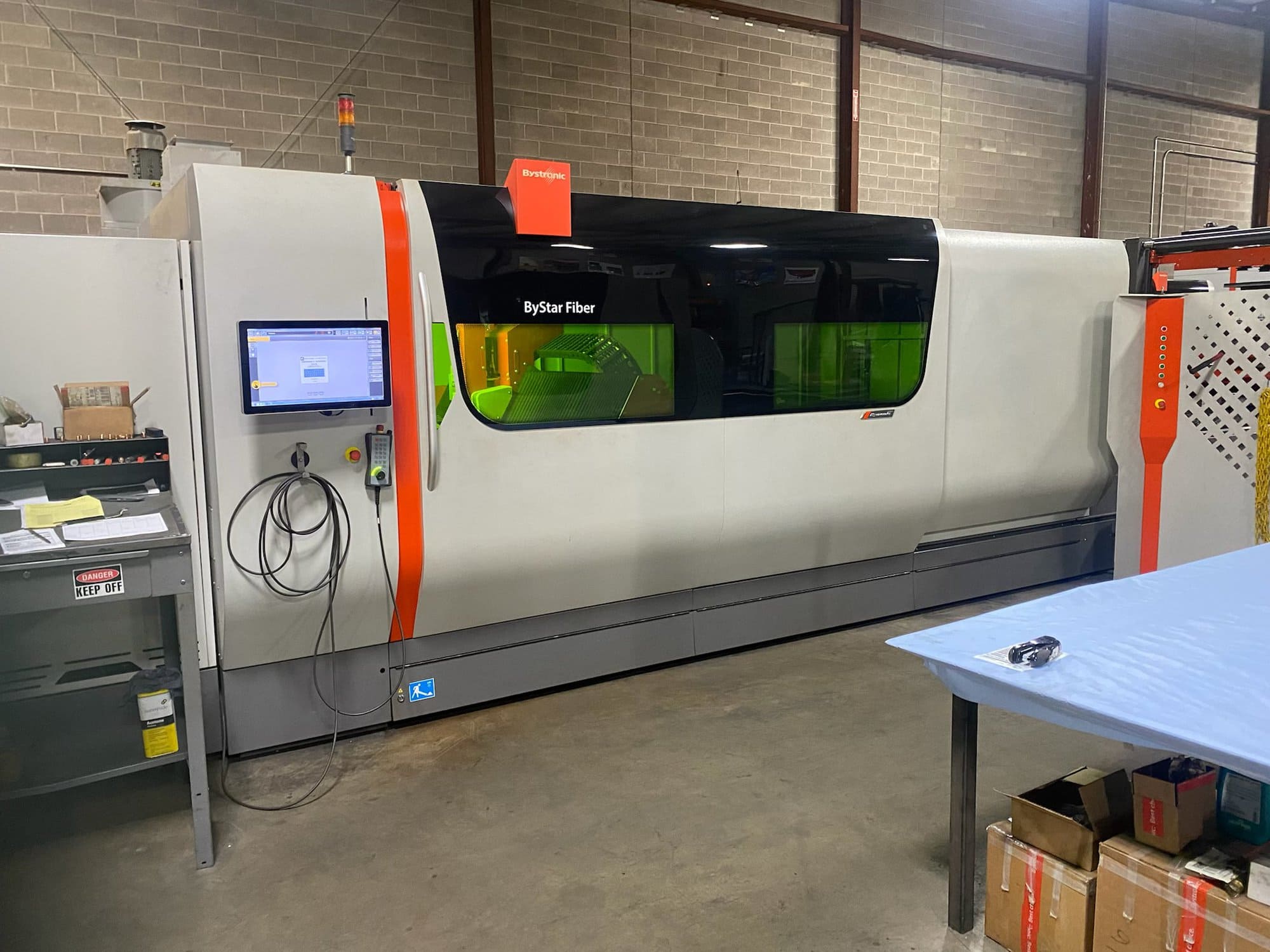 6000 Watt Bystronic Bystar 3015 Fiber Laser, 2017 - 5' x 10' Table, 7,309 Cutting Hours, Inspection Report Available
