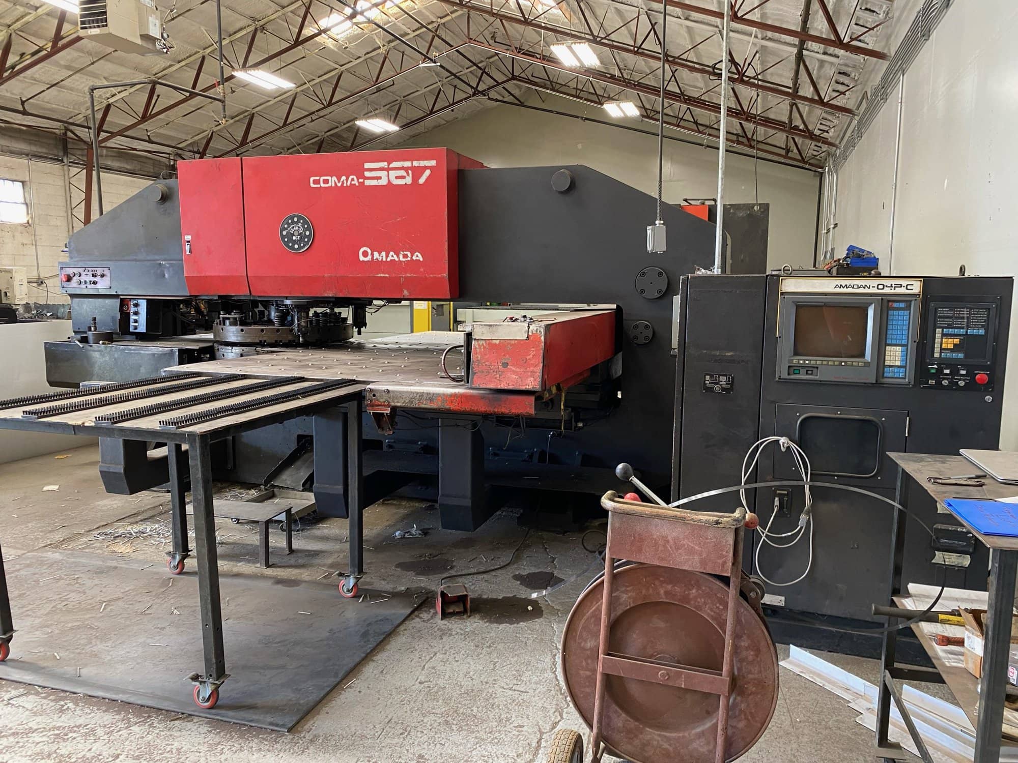 Amada Coma 567 CNC Turret Punch, 1988 - Pre-Removal Pricing