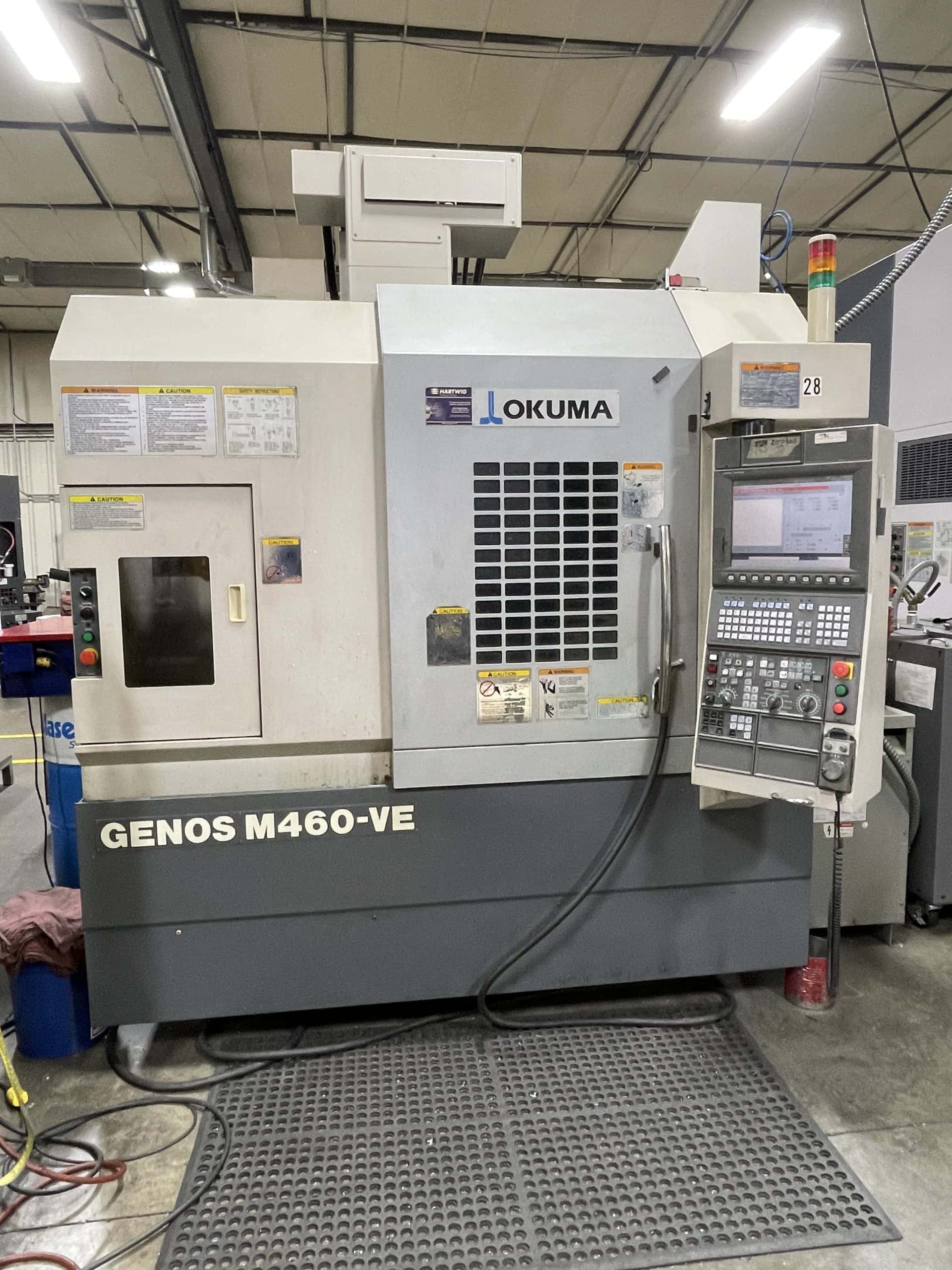 Okuma Genos M460-VE CNC VMC, 2010