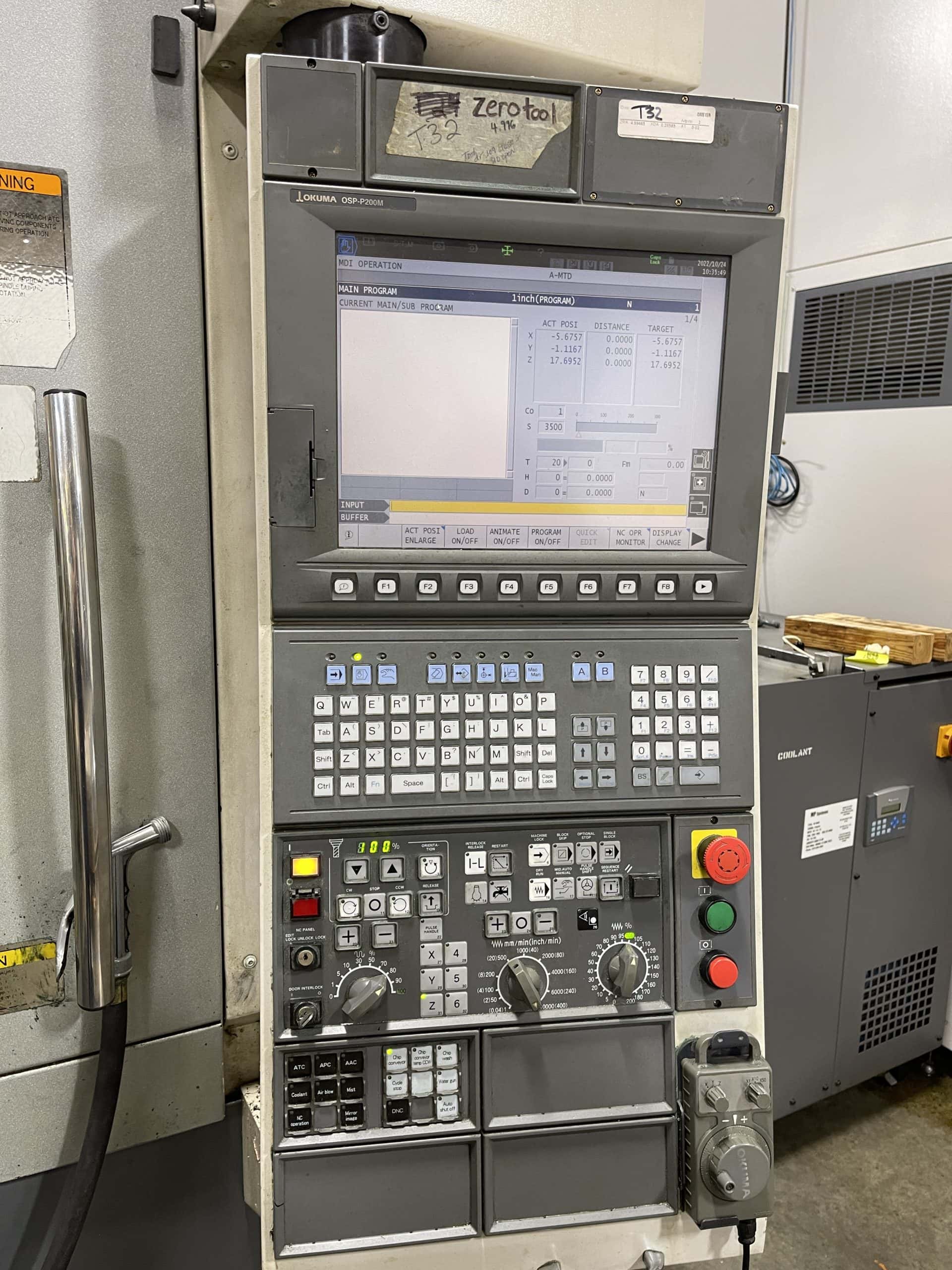 Okuma Genos M460-VE CNC VMC, 2010 - Image 2