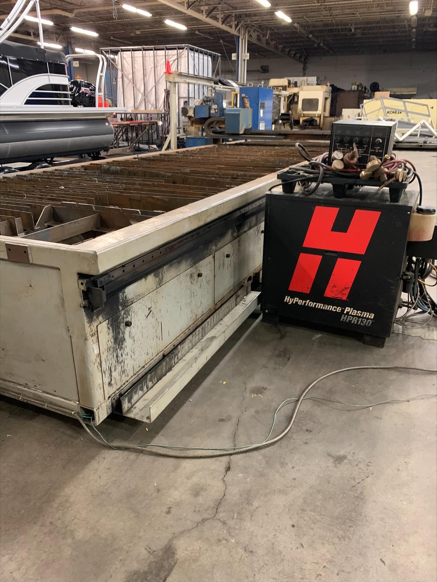 6' x 20' AKS Accu-Kut P0620 CNC Plasma Table, 2006 - Hypertherm HPR 130