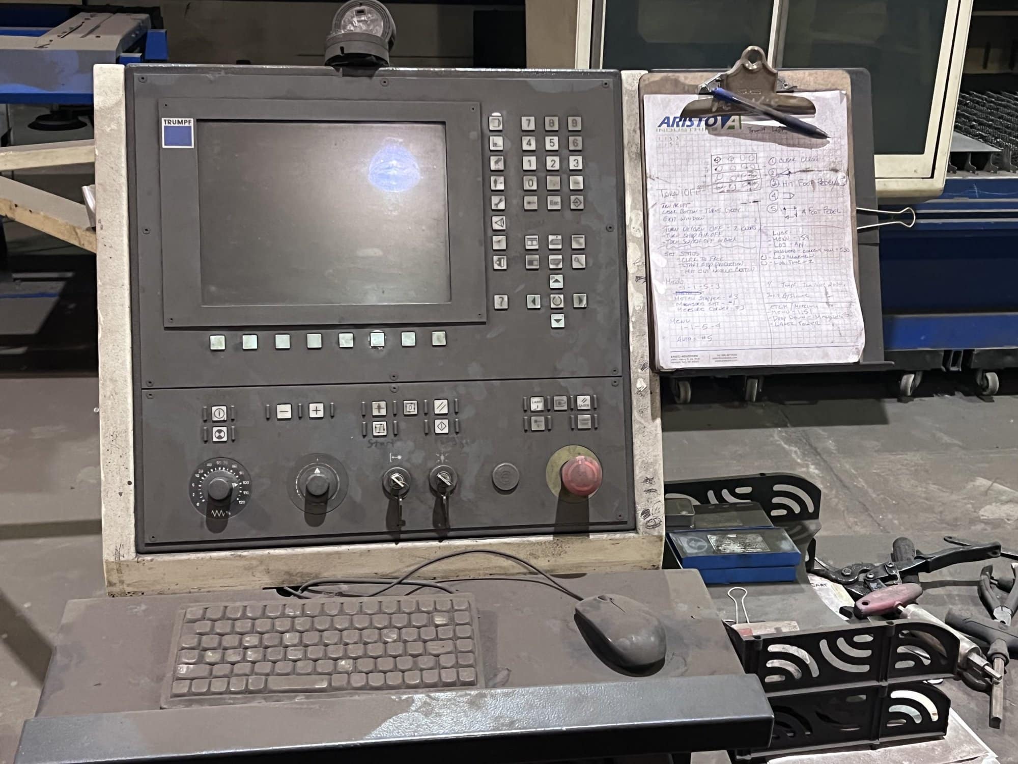 2000 Watt Trumpf 2030 Co2 Laser, 2007- 5' X 10, Load/Unload System - Image 2