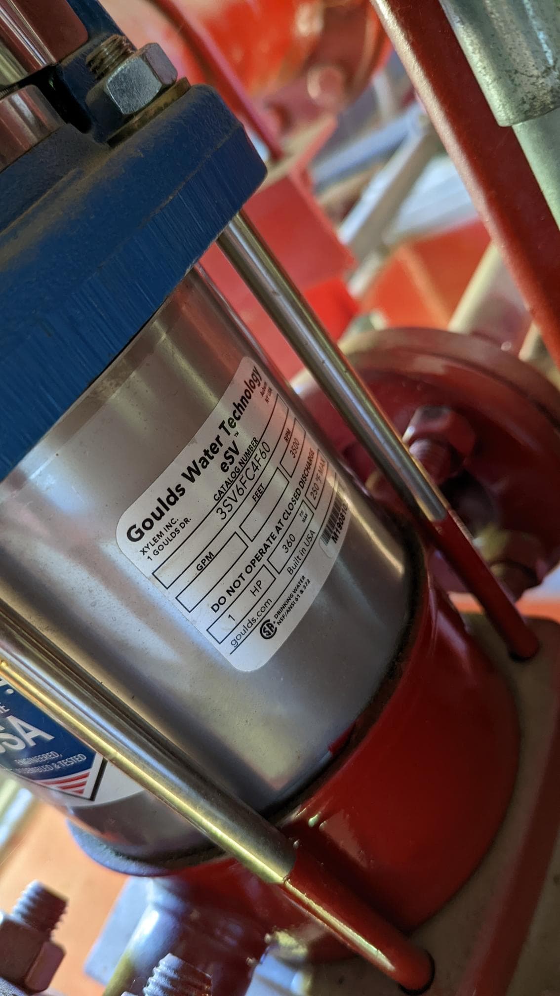 Tigerflow Vertical In-Line Fire Pump Series FPS-7000-PEC Fire Pump System, 2019 - **Never Used** - Image 5
