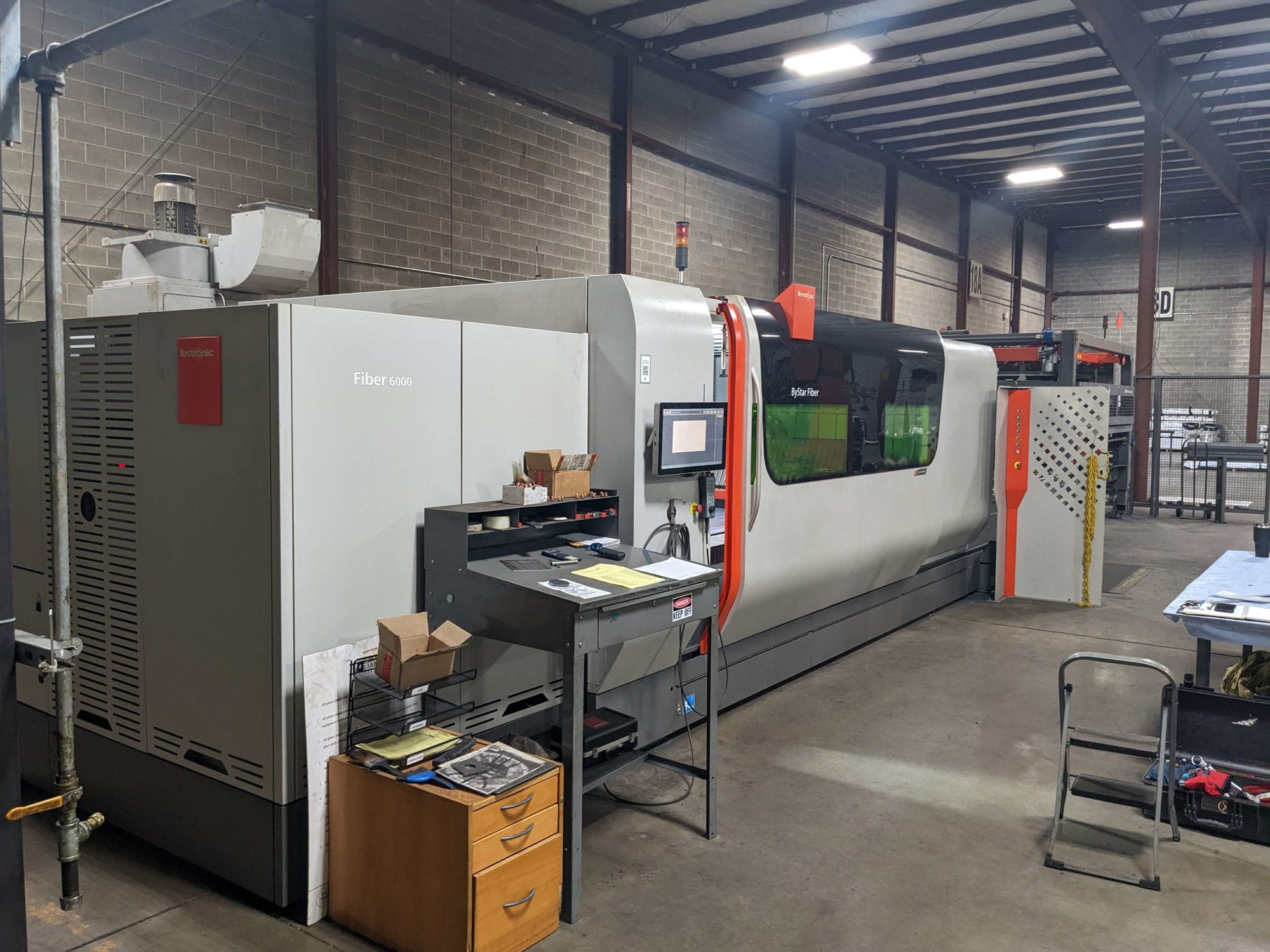 6000 Watt Bystronic Bystar 3015 Fiber Laser, 2017 - 5' x 10' Table, 7,309 Cutting Hours, Inspection Report Available - Image 2