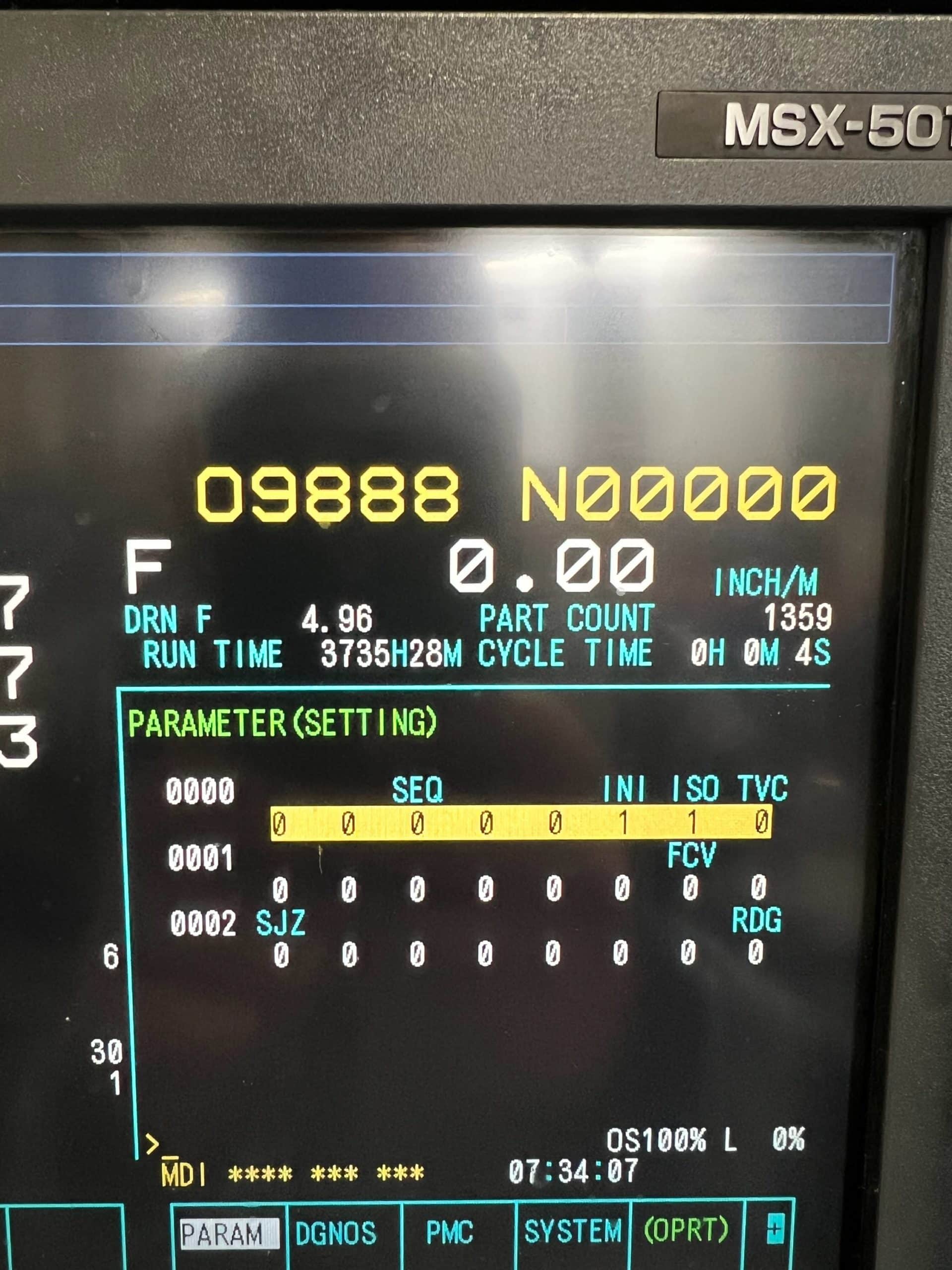 Mori Seiki NV5000 1B/40 VMC, 2008 - Probe, 60 Tool ATC, Glass Scales, Videos Available - Image 5