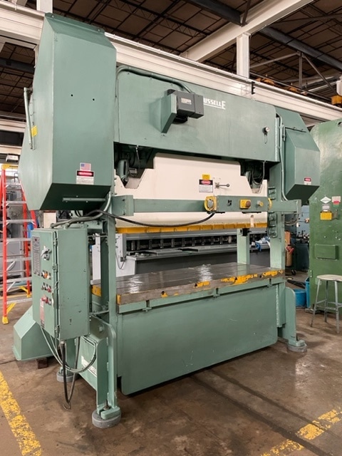 100 Ton Rousselle Press 10SS80 Straight Side Double Crank Press, 2000 - Image 4