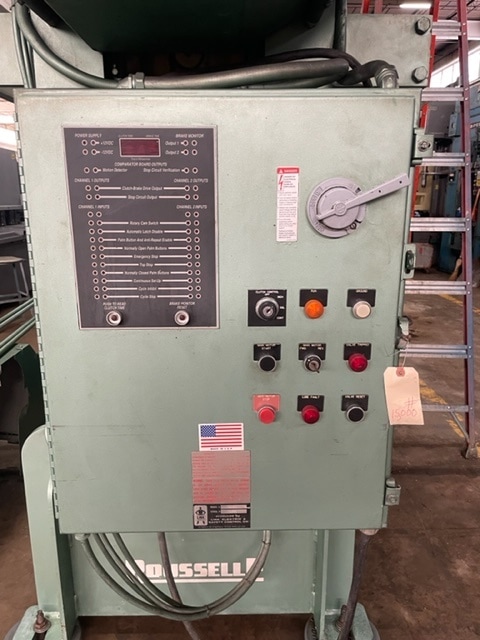 100 Ton Rousselle Press 10SS80 Straight Side Double Crank Press, 2000 - Image 3